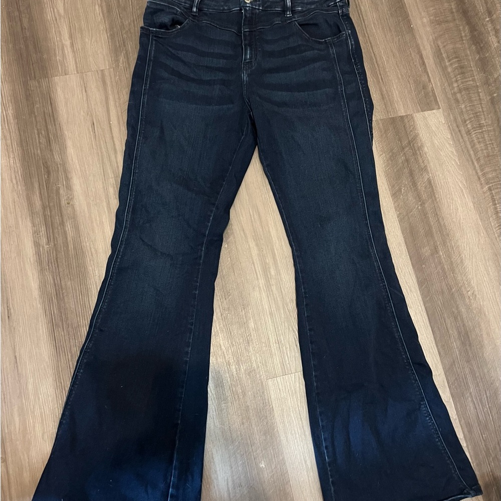 Kancan high rise Dark Blue Flare Jeans